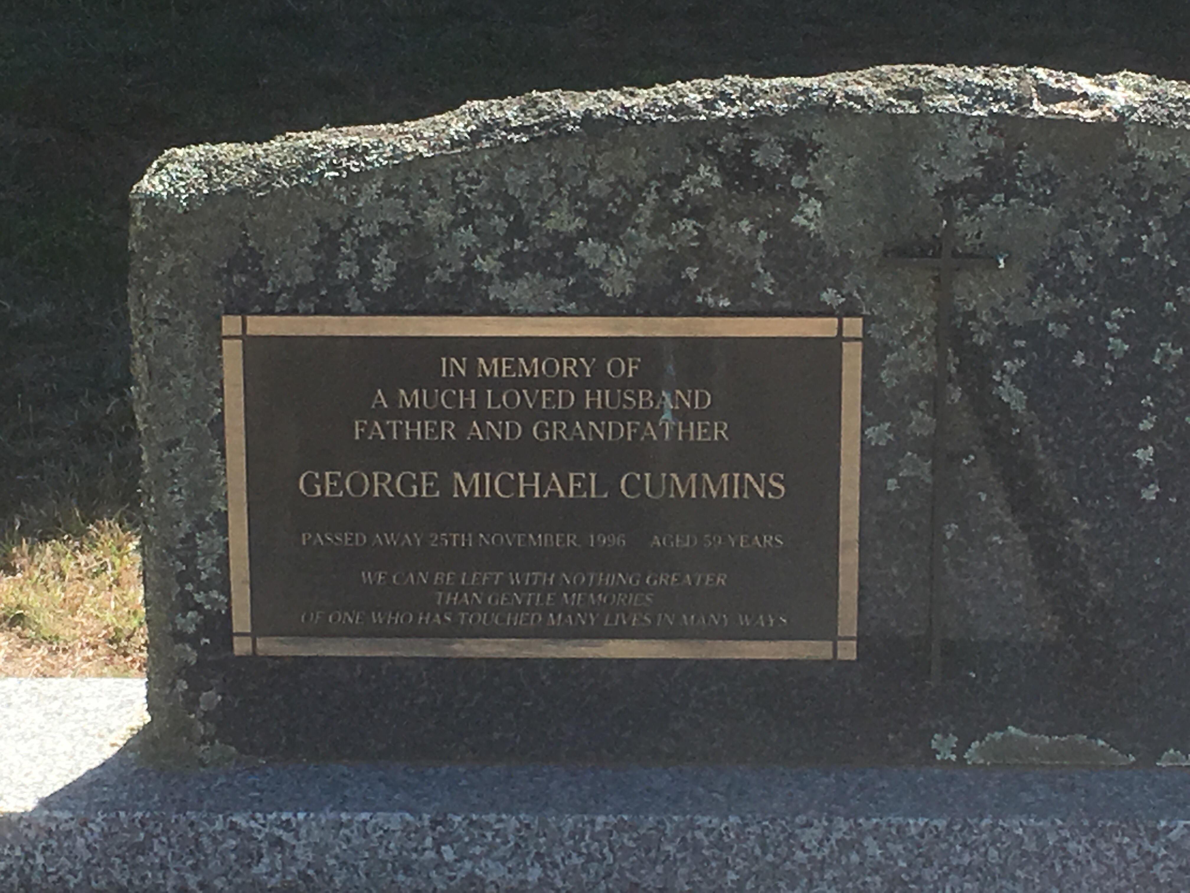 Headstone George Cummins