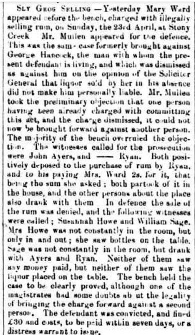 Mary Ward court case
